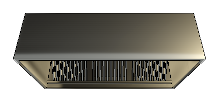 Hotte, longueur 1500 mm